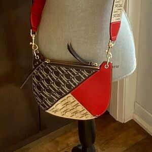 CAROLINA HERRERA Double Pouch Cross Body Bag